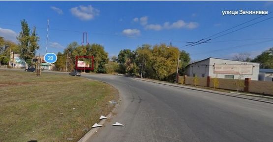 Фото рекламної площини за адресою Зачиняева-Истомина