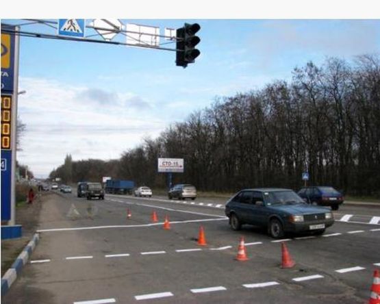 Фото рекламної площини за адресою Симферопольская тр._Базовая