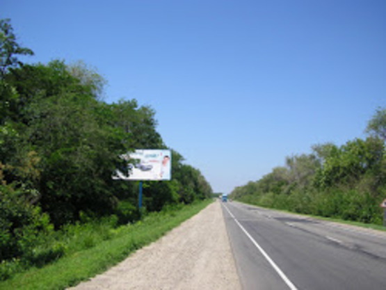 Фото рекламної площини за адресою Симферопольская тр. - поворот Токмак