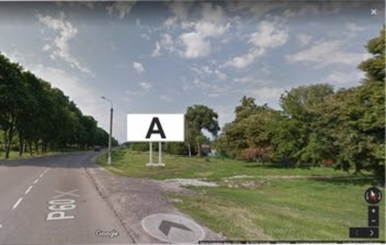 Фото рекламной плоскости по адресу Киевская,1