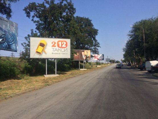 Фото рекламной плоскости по адресу вул.Тюленіна, перехрестя вулПеремоги, уздовж залізничної колії на 172км+700