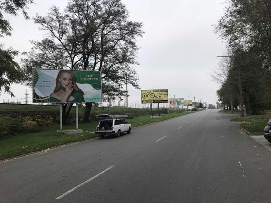 Фото рекламної площини за адресою ул.Тюленина, перекресток с ул.Победы, в сторону пр.Соборный