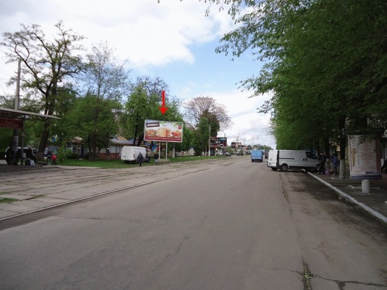 Фото рекламной плоскости по адресу Свободы пр-т 57, возле универмага Радуга, кафе Риф, в центр