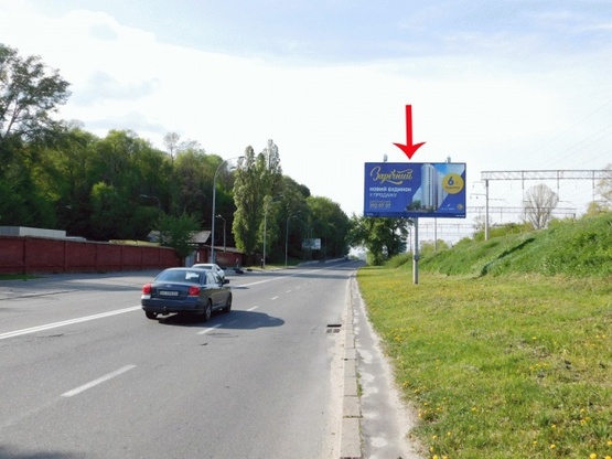 Фото рекламної площини за адресою Гринченко Н. ул., 4-й со стороны Протасового Яра, в центр