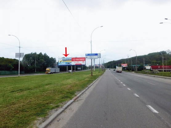 Фото рекламної площини за адресою Кольцевая дорога, возле ул.Краснознаменная, за АЗС "Атрио", к Одесской пл.