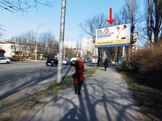 Фото рекламної площини за адресою Соломенская ул. 34, от Соломенской пл.