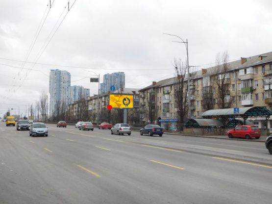 Фото рекламной плоскости по адресу Воссоединения пр-т, напротив д.5, 2-й от Ленинградской пл., в центр