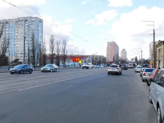 Фото рекламной плоскости по адресу Бориспольская ул. 12-В