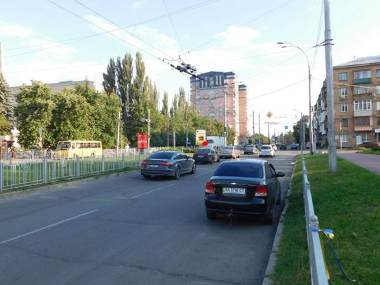 Фото рекламной плоскости по адресу Народного ополчения ул. 5