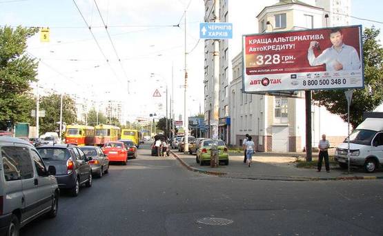 Фото рекламної площини за адресою Полярная/рынок Полесье (А) на Оболонь