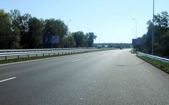 Фото рекламной плоскости по адресу Новообухівська траса, возле ресторана "Тафаддаль", км 28+450 лево