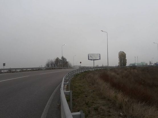 Фото рекламної площини за адресою м. Обухів, виїзд з м. Обухів на вул. Промислова (в м. Українка), ліво