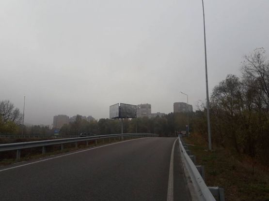 Фото рекламной плоскости по адресу м. Обухів, в'їзд в м. Обухів з м. Києва, ліво