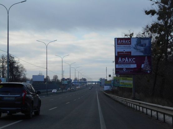 Фото рекламної площини за адресою с. Чабани, траса М-05 Київ-Одеса, км 16+090 право
