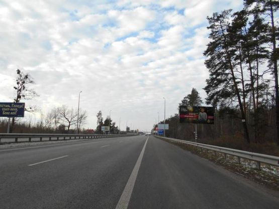 Фото рекламной плоскости по адресу с. Мрія, траса М-06 Київ-Чоп (Житомир), км 28+280 право