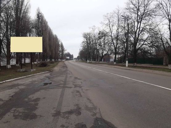 Фото рекламної площини за адресою м. Васильків, вул. Декабристів, навпроти 276, за КПП, виїзд в сторону Києва