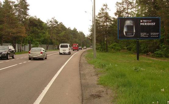 Фото рекламної площини за адресою Конча Заспа (А)-второй от КП - из Киева
