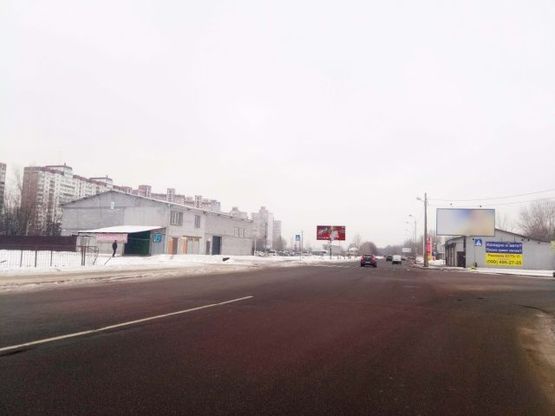 Фото рекламной плоскости по адресу Бальзака О. ул., АЗС Народная (от пр. Шухевича)