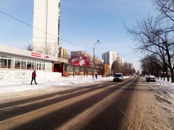 Фото рекламної площини за адресою Малышка А. ул., 25/1