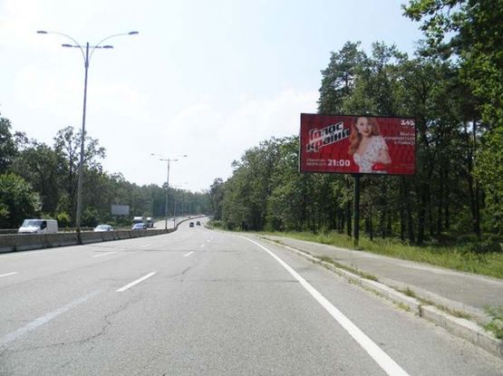 Фото рекламної площини за адресою Большая Кольцевая дорога, ресторан "Колыба хаус", направление на Гостомель, 1,5 км. от Минского пр-та