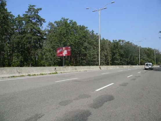 Фото рекламной плоскости по адресу Большая Кольцевая дорога, ресторан "Колыба хаус", направление на Оболонь, 1,5 км. до Минского пр-та