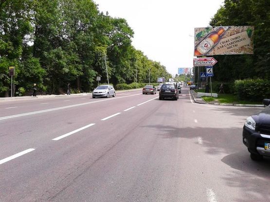 Фото рекламной плоскости по адресу Липинского ул., 54 (БТИ обл, АЗС ОККО)