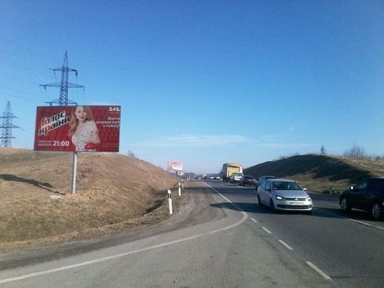 Фото рекламной плоскости по адресу Кольцевая дорога - 500 м. до Франка ул., (600 м. от АЗС "Формула")