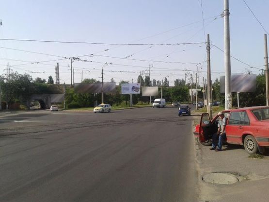 Фото рекламної площини за адресою Балковская ул., 1 - Херсонский сквер (300 м. до АЗС "ОККО")