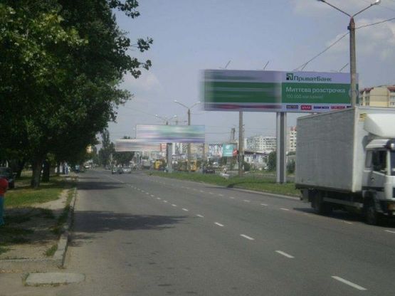 Фото рекламной плоскости по адресу Палия, 25 - Марсельская ул. (из центра, правый)