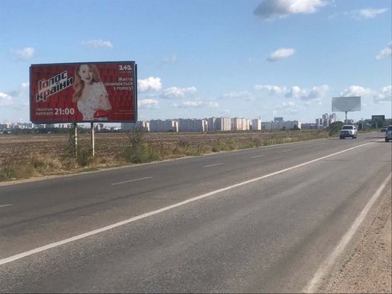 Фото рекламної площини за адресою Глушка пр., с. Лиманка, 2 км. до Одессы