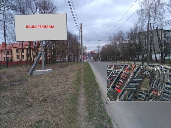 Фото рекламной плоскости по адресу вул. Слівенська