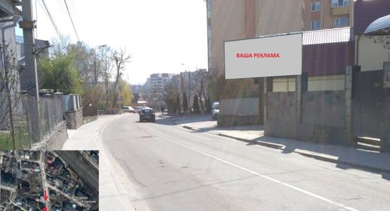 Фото рекламной плоскости по адресу вул. Замонастирська А - спуск до рогатки