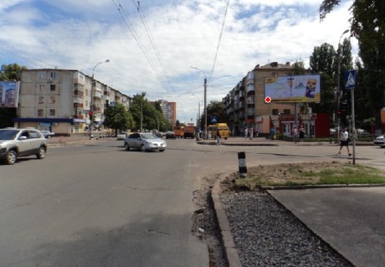 Фото рекламной плоскости по адресу Победы пр. - Жабинского ул.