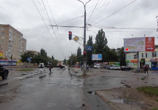 Фото рекламной плоскости по адресу Рокоссовского ул. - Одинцова ул., АТБ Маркет