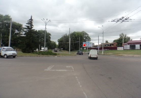 Фото рекламной плоскости по адресу Казацкая ул. - Любечская ул. - Борисенко ул., из центра