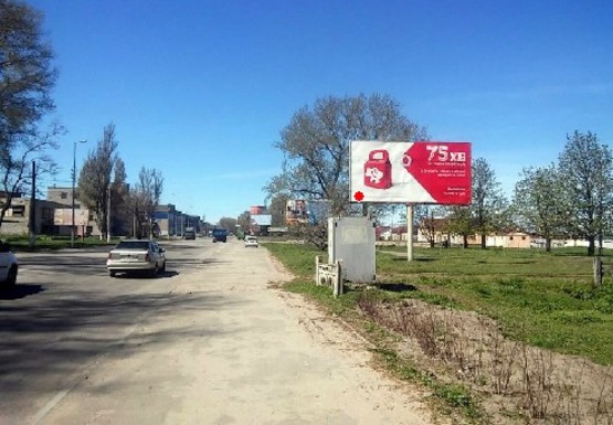 Фото рекламной плоскости по адресу Днепропетровская ул., ж/д станция "Баглий"