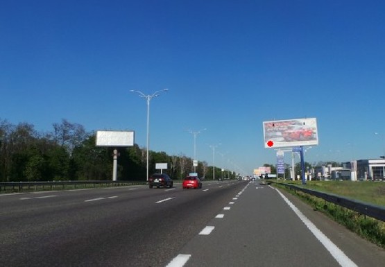Фото рекламной плоскости по адресу 29,100 км. автомагистрали Киев - Борисполь