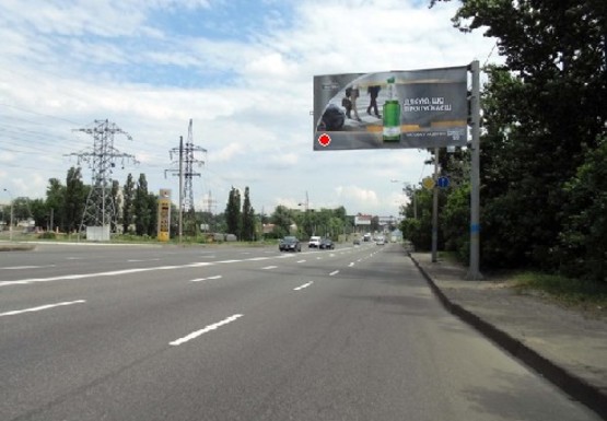 Фото рекламної площини за адресою Полтавский шлях - ул. Залютинская