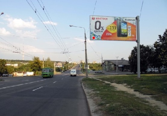 Фото рекламной плоскости по адресу Ахсарова ул., 20 - Белгородская ул.