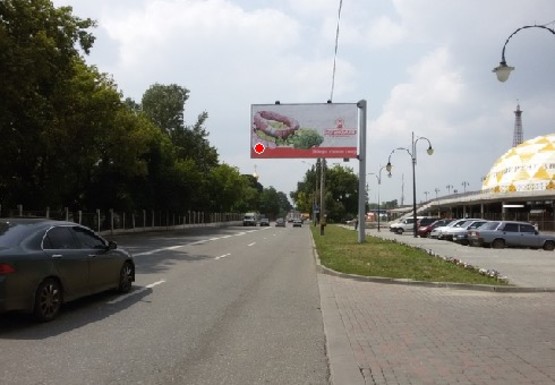 Фото рекламної площини за адресою Салтовское шоссе - Академика Павлова ул., к центру