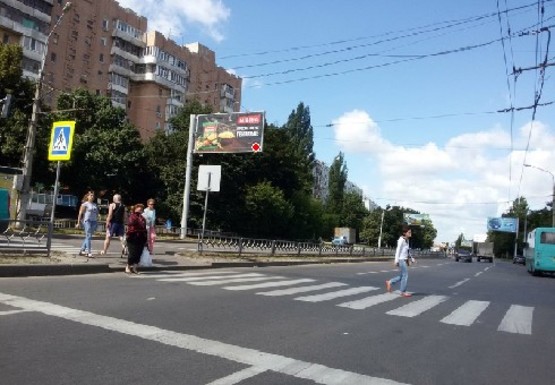 Фото рекламной плоскости по адресу Юбилейный пр., 74