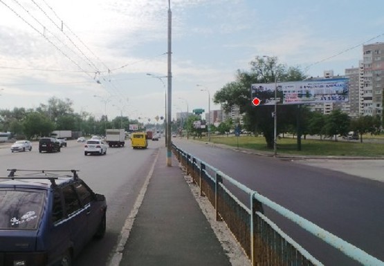 Фото рекламной плоскости по адресу Академика Заболотного ул., 12