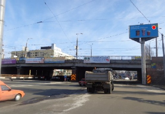 Фото рекламной плоскости по адресу Победы  пр. - Черновола ул.