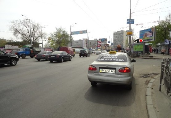 Фото рекламной плоскости по адресу Гагарина пр. - Строителей ул.
