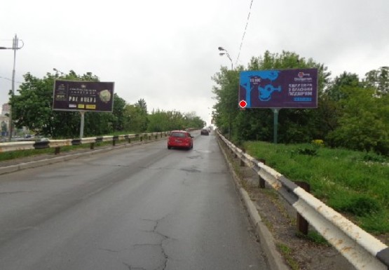 Фото рекламной плоскости по адресу Борщаговская ул. - Воздухофлотский мост