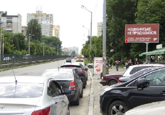 Фото рекламної площини за адресою Борщаговская ул., 128