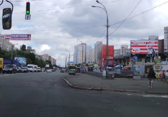 Фото рекламной плоскости по адресу Харьковское шоссе - Российская ул.