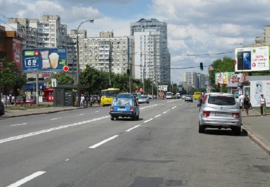 Фото рекламной плоскости по адресу Харьковское шоссе, "Сильпо"
