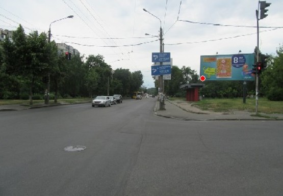 Фото рекламной плоскости по адресу Вышгородская ул.  - Западинская ул.