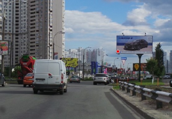 Фото рекламной плоскости по адресу Днепровская набережная